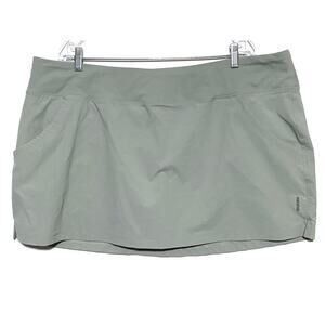 Ascend Gray Tennis Golf Skirt Skort XXL Athletic Athleisure Pocket Sporty Summer